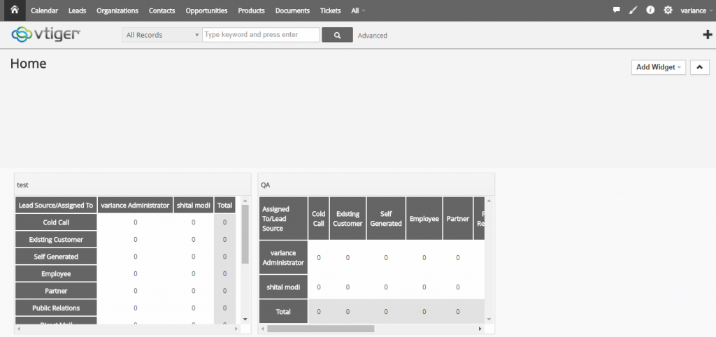 Global Search user guide for vTiger 6.x – CRMTiger Knowledge Base