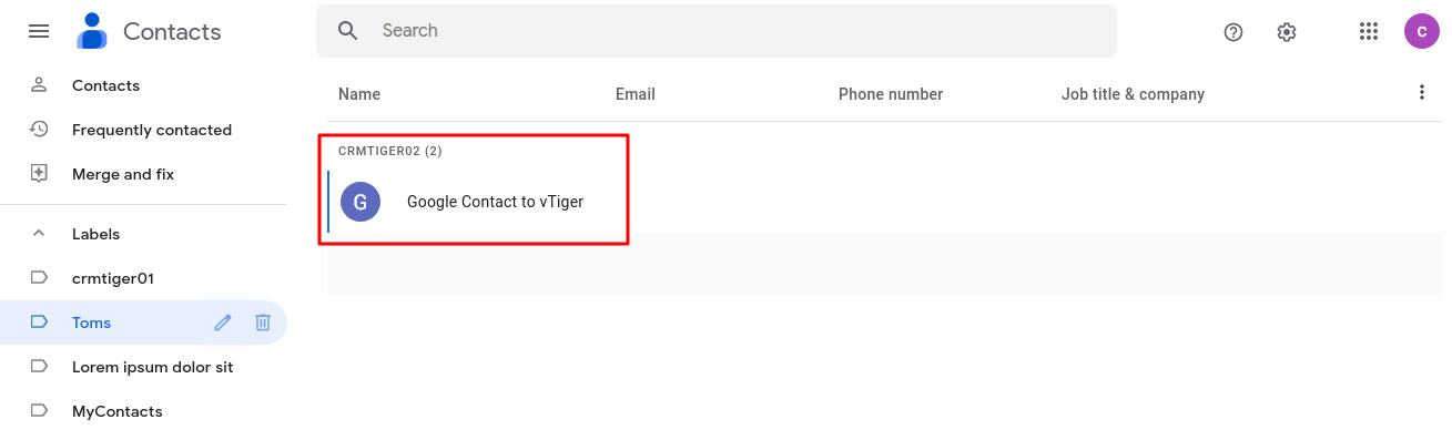 13-google-contact-vtiger