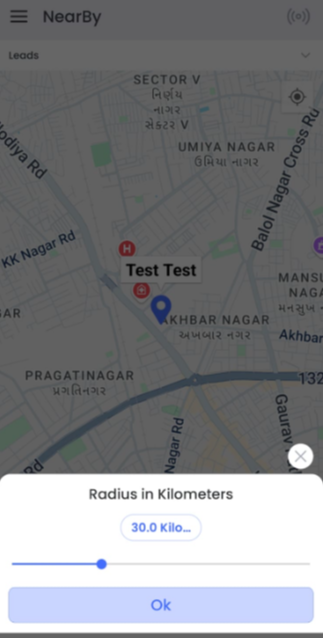 nearby