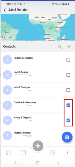 Select CRM module records