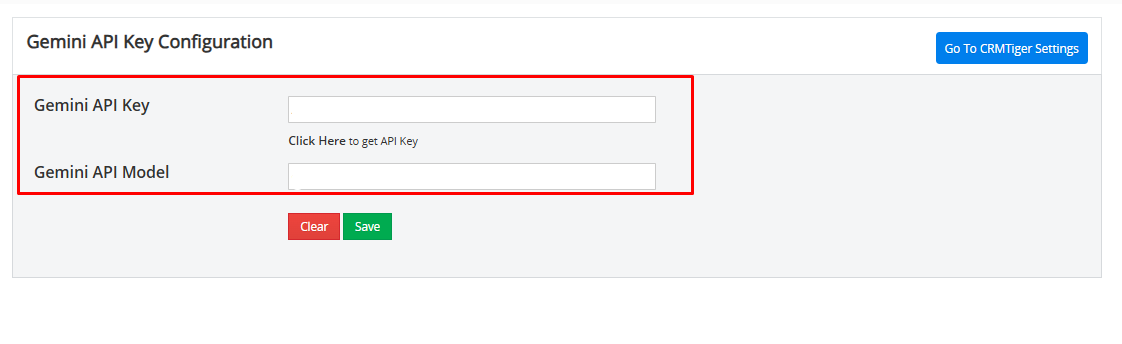 Gemini API Key Configuration