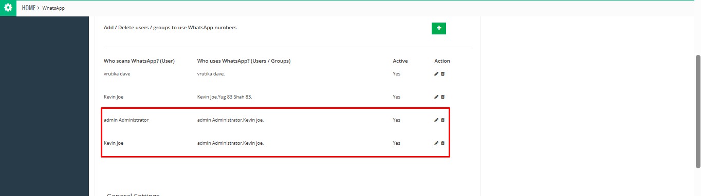 Manage multiple WhatsApp number access