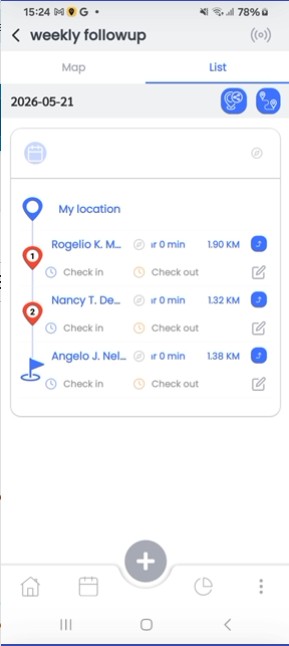 Open route details