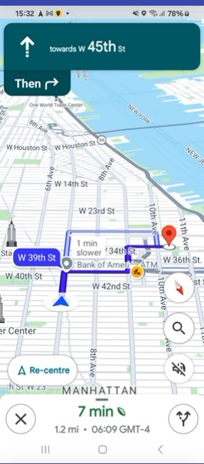 Manage route planner view record stop details