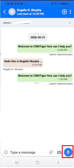 Manage WhatsApp audio option
