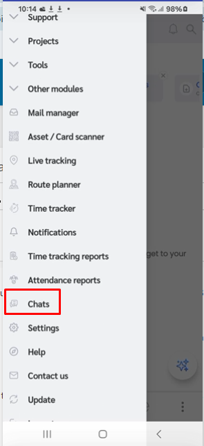 Manage WhatsApp Business chat access in CRM app